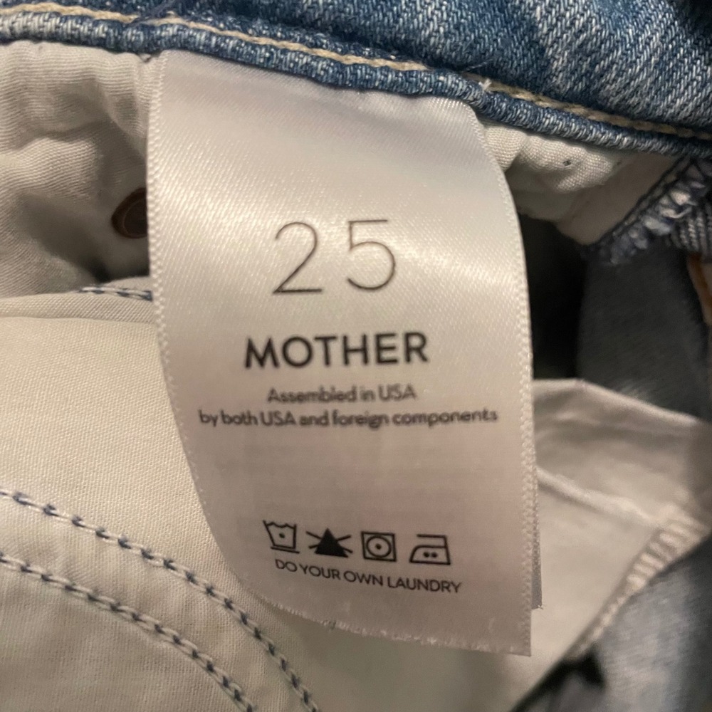 Mother Superior jeans High Waisted Rider Skimp The Confession‎ 25 boho classic - Picture 6 of 7